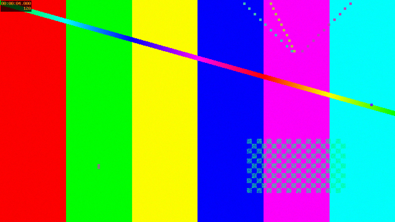 Lossless synthetic source frame